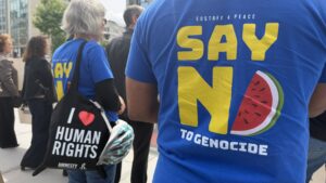 Tshirts "Say NO to Genocide"